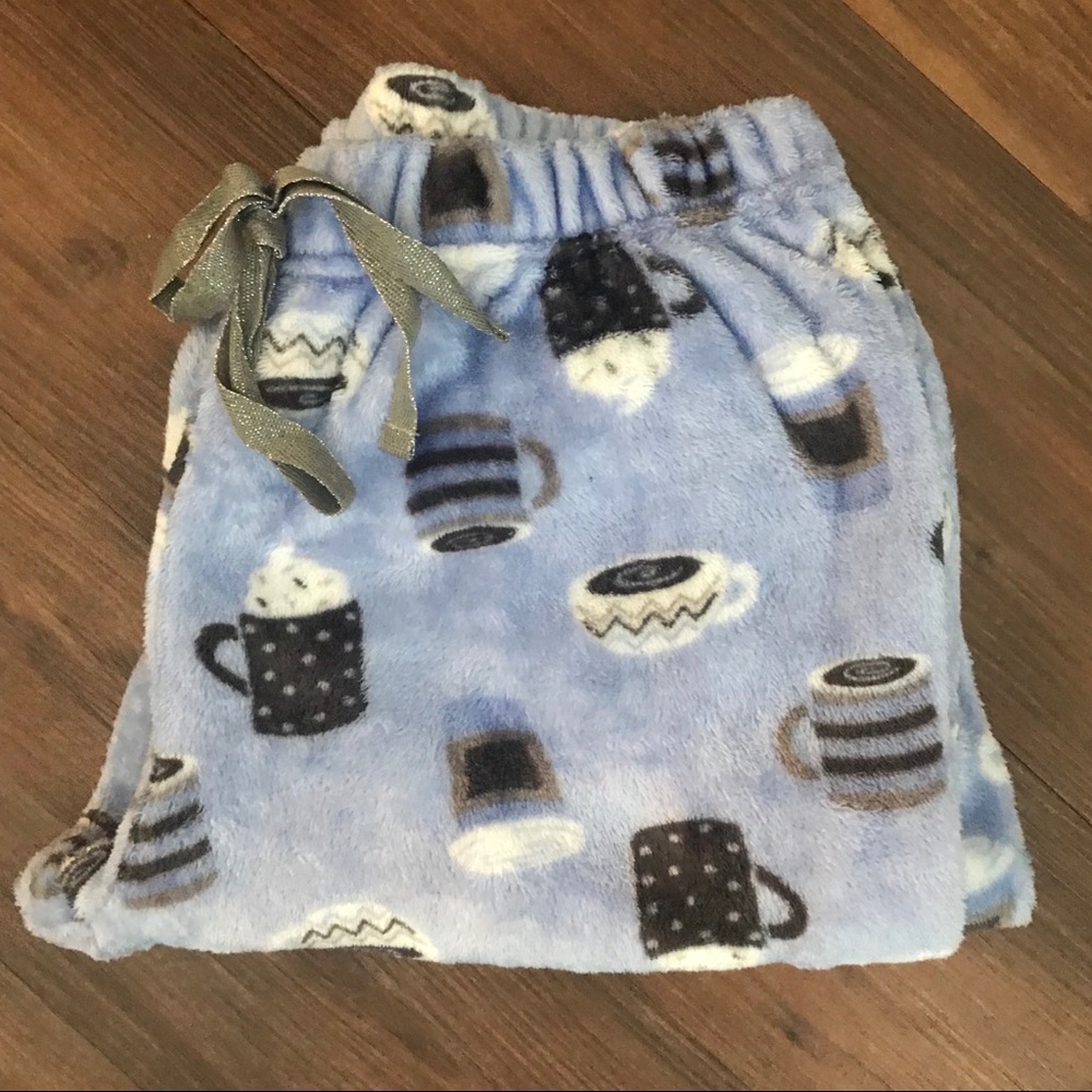 🎅 Cozy Coffee Cup Pajama Pants Size Medium